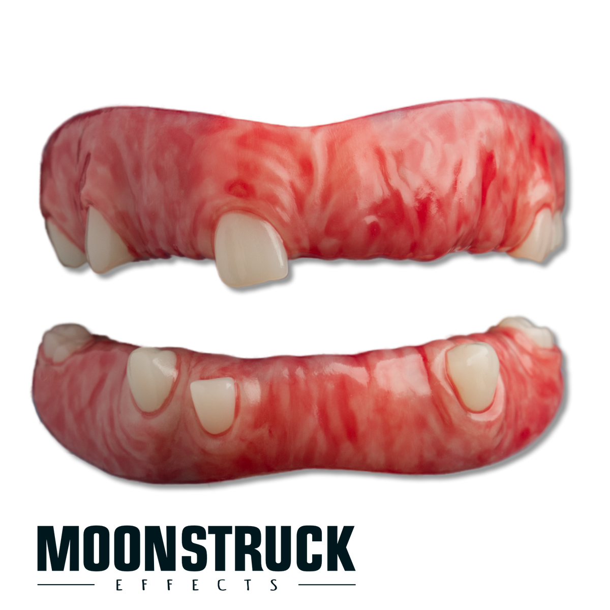 Sloth full set in Pure finish with wide gaps and sparse uneven teeth